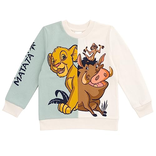 Disney Lion King Simba Timon Pumbaa Toddler Boys Sweatshirt 3T