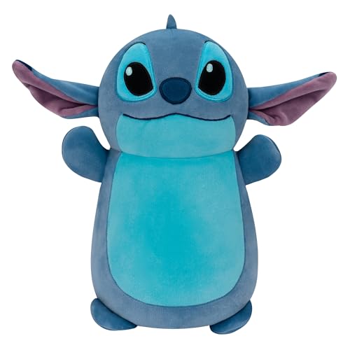 Squishmallows Disney Original 10-Inch Stitch HugMees - Medium-Sized Ultrasoft Official Jazwares Plush