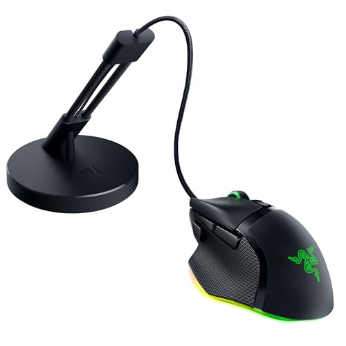 Razer Basilisk V3 Customizable Ergonomic Gaming Mouse: Fastest Gaming Mouse Switch - Chroma RGB Lighting - 26K DPI Optical Sensor - 11 Programmable Buttons - HyperScroll Tilt Wheel - Classic Black