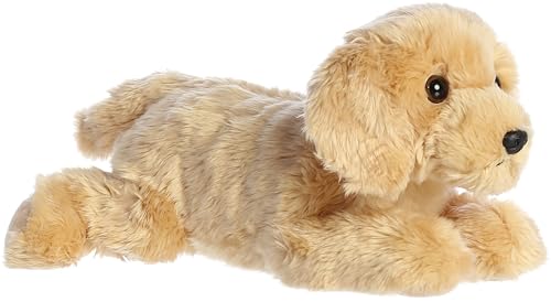 Aurora® Adorable Flopsie™ Goldie™ Stuffed Animal - Playful Ease - Timeless Companions - Brown 12 Inches