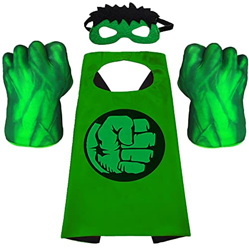 Superhero Hands Gloves Superhero Capes Fists Kids Soft Plush Superhero Toys Accessories Superhero Costumes Gloves Cosplay for Boy