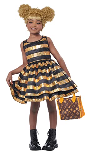 California Costumes L.O.L Surprise! Queen Bee, Child Costume Small, Black/Gold (3022-101)