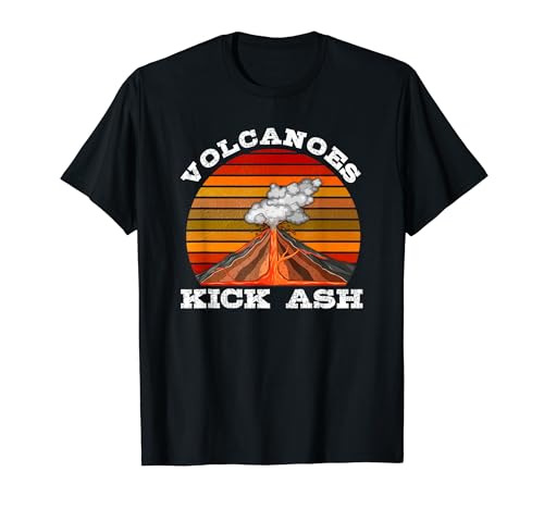 Volcanoes Kick Ash Volcano Rockhounding Rockhounds T-Shirt