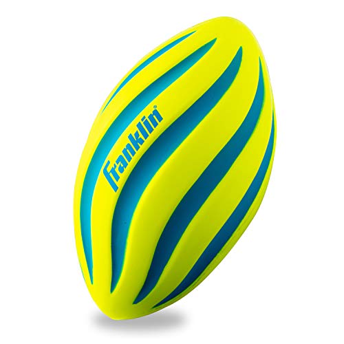 Franklin Sports Kids Foam Football - Mini Soft Foam Youth Football - Indoor + Outdoor Toy Football for Kids - Probrite 9' Mini Foam Ball - Soft Backyard + Practice Toy Ball - Yellow