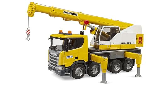 Bruder 03571 Scania Super 560R Liebherr Crane Truck w Light/Sound Module