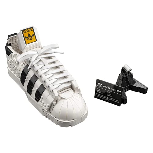 LEGO Adidas Originals Superstar 10282 Building Kit; Build and Display The Iconic Sneaker; New 2021 (731 Pieces)