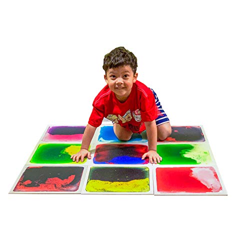 Art3d Liquid Fusion Activity Play Centers for Children, Toddler, Teens, 12' X 12' Pack of 9 Tiles