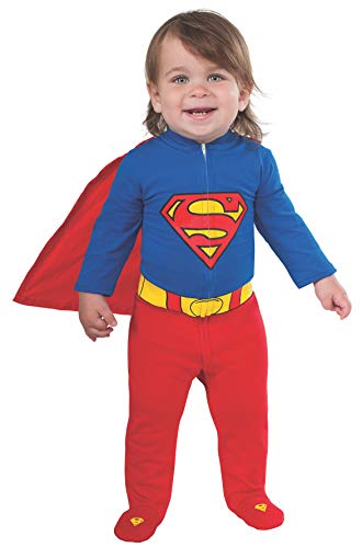 Rubie's baby boys Dc Comics Superhero Style Superman Costume Party Supplies, Multi, 6-12 Months US