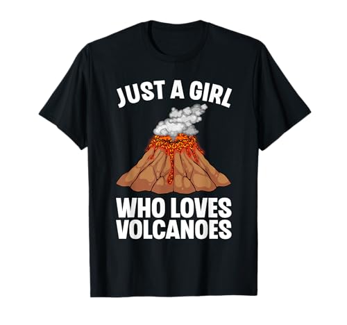 Funny Volcano Design For Girls Women Kids Volcanology Lovers T-Shirt