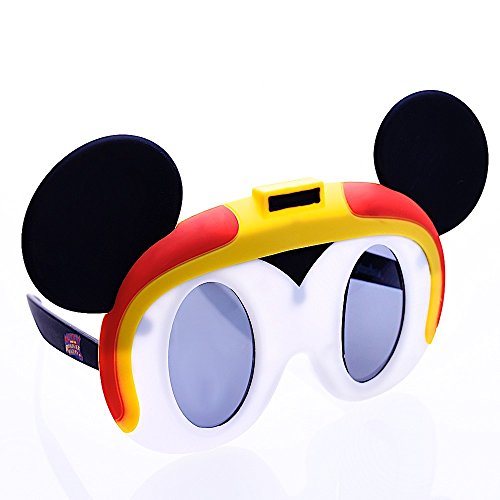 Sun-Staches Mickey and the Roadsters | Costume Accessory Disney Park | UV 400 | One Size Fits Most