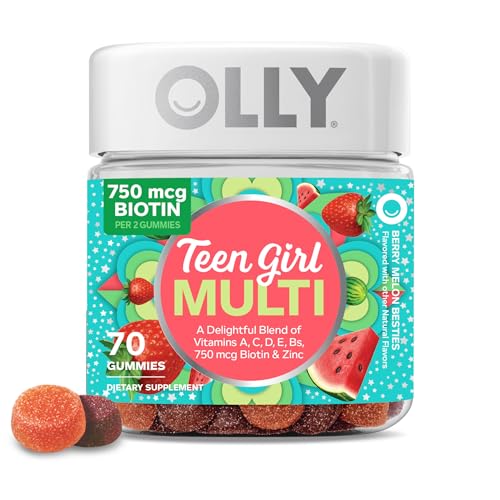 Olly, Multivitamin Kids Girl, 70 Count