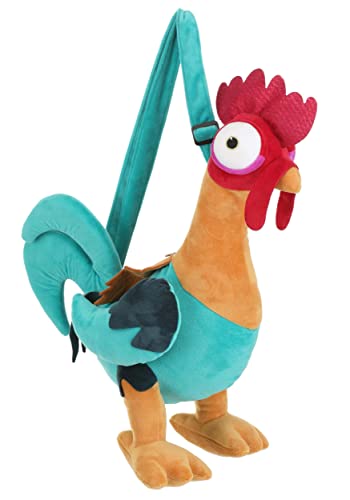 Disney Hei Hei Costume Companion Bag - Plush Stuffed Figure with Zipper and Adjustable Strap