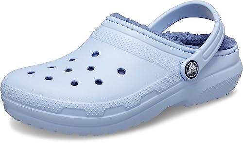 Crocs Toddler and Kids Classic Lined Clog, Blue Calcite, 10 Toddler