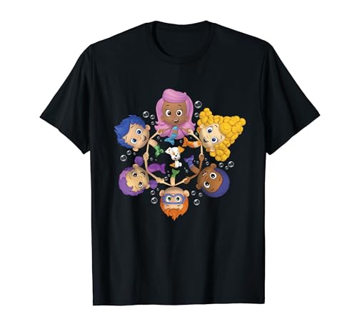 Bubble Guppies Synchronized Swimming Circle Portrait T-Shirt