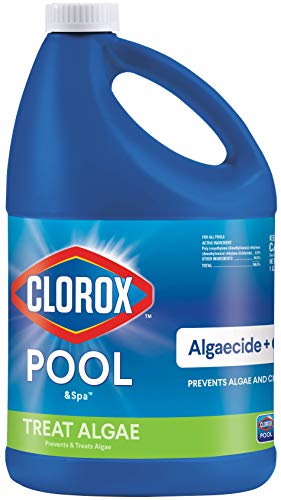 Clorox® Pool&Spa™ Swimming Pool Algaecide and Clarifier, Prevents and Treats Pool Algae, Clears Water, 128 Fl Oz (Pack of 1)