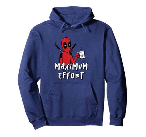 Marvel Studios Deadpool & Wolverine Maximum Effort Coffee Pullover Hoodie