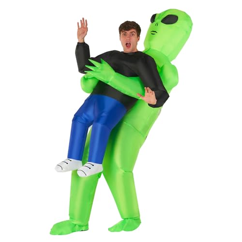 Morph Inflatable Alien Costume Adult, Alien Inflatable Costume Adult, Blow Up Alien Costume Adult, Alien Abduction Costume, Kidnapped By Alien Costume, Halloween Inflatable Costumes Adult Funny