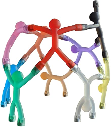 MagMen Magnetic Travel Toys: Stretchy, Fun, and Educational Fidget Toys for Kids and Adults Ages 3 and up 10 Opaque