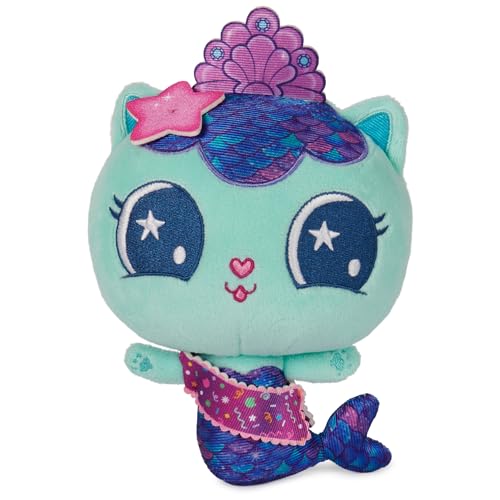 Gabby's Dollhouse, Celebration Series 8-Inch Tall Mercat Plushies, Stuffed Animal Kids Toys for Girls & Boys Ages 3 and Up