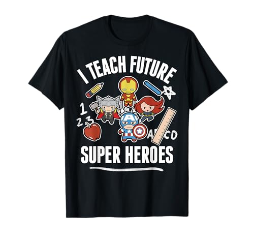 Marvel Avengers Classic I Teach Super Heroes Graphic T-Shirt