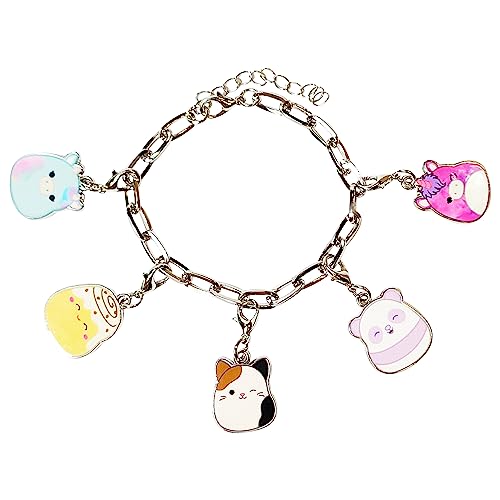 LUV HER Squishmallows Girls Add A Charm Box Set with 1 Charm Bracelet & 5 Interchangeable Charms - Ages 3+