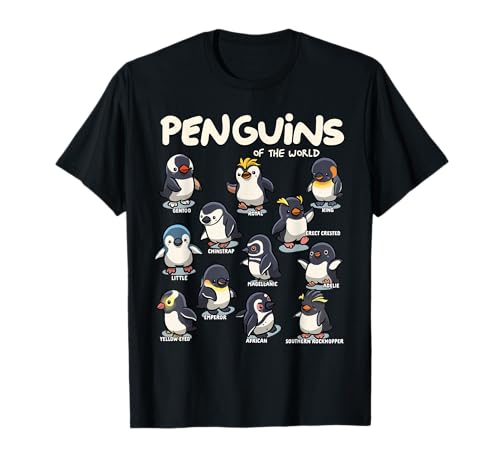 Penguin Penguins Animals of the World Penguin Lovers T-Shirt