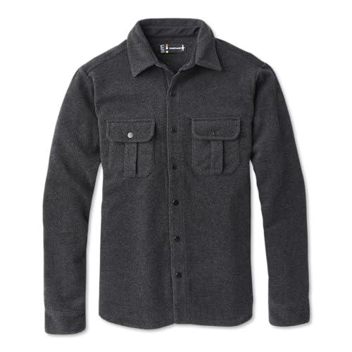 SmartWool Men's Anchor Line Shirt Jacket Charcoal Heather