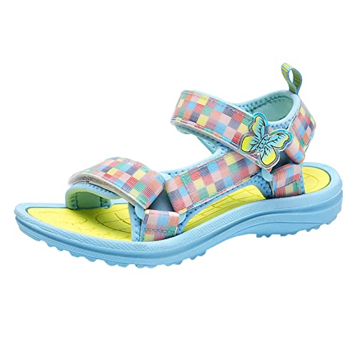 Children Sandals Sports Soft Bottom Sandal Breathable Lightweight Fashion Summer Sandals Casual Comfy Shoes Yellow, toddlerr 9.5