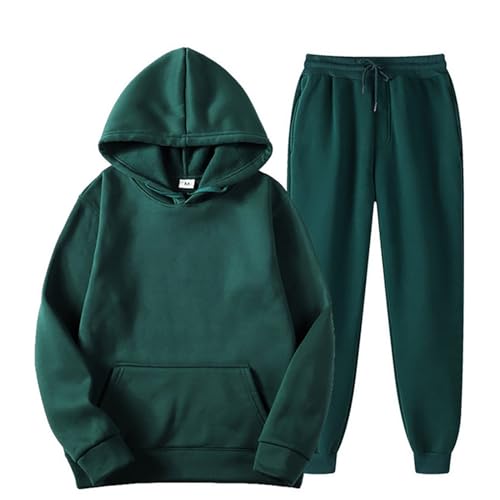 Qgaomye Your Orders Placed Recently by Me Over Night Shipping Deals Sweatshirt Sets for Women 2 Piece Outfits Long Sleeve Pullover Travel Outfits Sweatsuits Trendy Jogging Pants Lounge Green