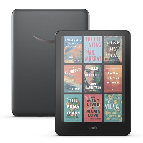 Introducing Amazon Kindle Colorsoft Signature Edition (32 GB) – With color display, auto-adjusting front light, wireless charging, and long battery life - Metallic Black