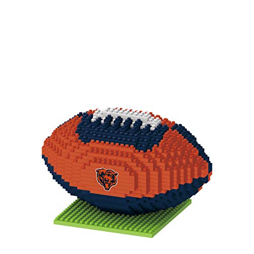 FOCO Chicago Bears NFL 3D BRXLZ Football Puzzle 1Z