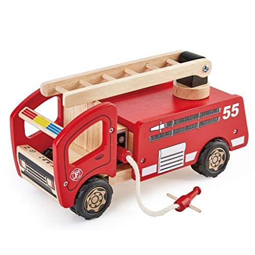 Pintoy Houten Brandweer Car 29cm