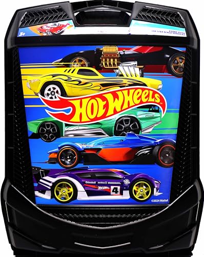 Hot Wheels 100-Car, Rolling Storage Case with Retractable Handle, Model:20135