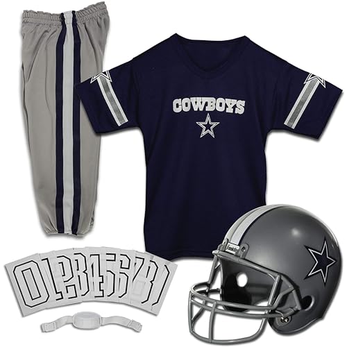 Franklin Sports NFL Dallas Cowboys Boy's Uniform Set, Medium