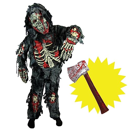 Spooktacular Creations Zombie Costume for Kids, Scary Halloween Costume for Boys, Monsters Costume for Halloween