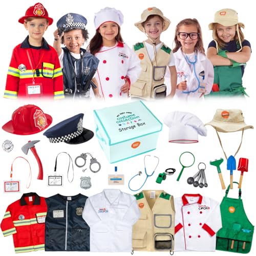 Born Toys Dress Up & Pretend Play Kids Costumes Set Ages 3-7, Washable Kids Dress Up Clothes for Play