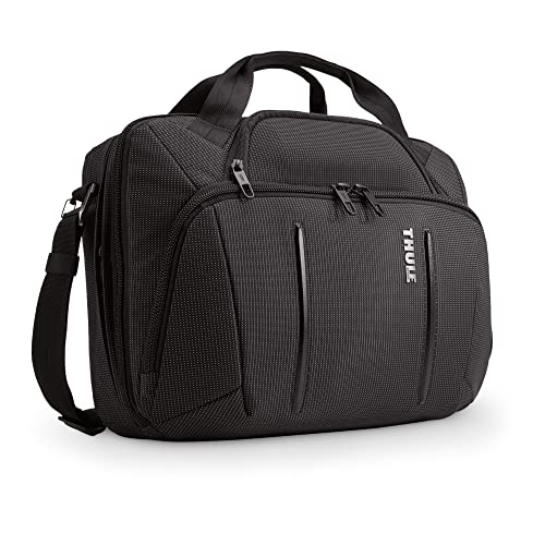 Thule Crossover 2 Laptop Bag 15.6', Black, 17.3 x 5.9 x 12.6 in