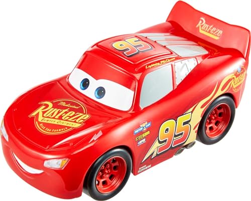 Mattel Disney and Pixar Cars Track Talkers Toy Vehicles, Lightning McQueen Talking Car, Collectible Character Car, 5.5-inch