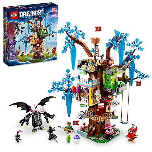 Lego DREAMZzz Fantastical Tree House 71461 Features 3 Detailed Rooms, Building Toy for Kids Ages 9+ with Big Imaginations, Includes Mrs. Castillo, Izzie, Mateo and The Night Hunter Minifigures