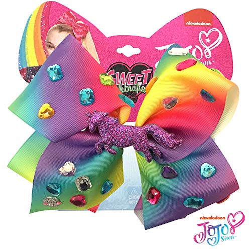 LUV HER JoJo Siwa Girls Big Bows - JoJo's Sweet 16 Birthday Collection, Unicorn