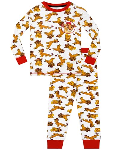 Disney Pajamas For Boys | Lion Guard Pajamas | Boys Pajama Set | Official Lion King Merchandise Multicoloured Size 8