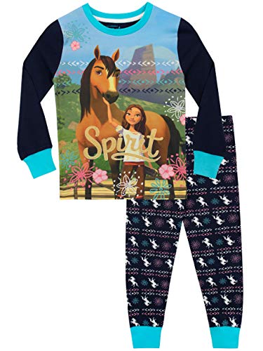 DreamWorks Girls' Spirit Riding Free Pajamas Size 6 Blue