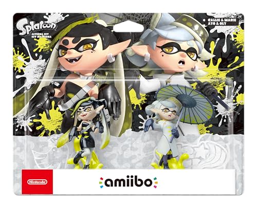 Nintendo Splatoon Amiibo Set, Callie and Marie Figures, 2 Pack