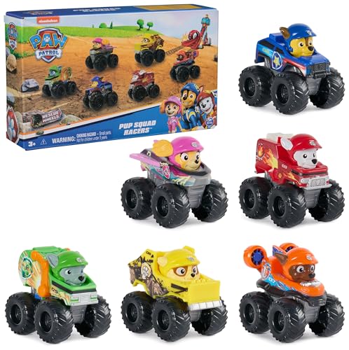 Paw Patrol: Rescue Wheels, 6-Piece Pup Squad Racers, Toy Cars Gift Set, Kids Toys for Boys & Girls Ages 3 and Up