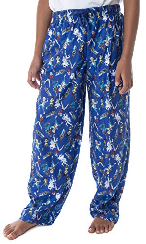 INTIMO Beyblade Burst Rise Boys' Spinner Tops Allover Character Kids Sleepwear Lounge Pajama Pants (SM, 6/7)