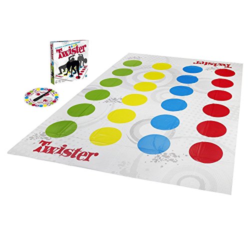 Hasbro Twister Party Classic Board Game for 2 or More Players,Indoor and Outdoor Game for Kids 6 and Up,Packaging May Vary