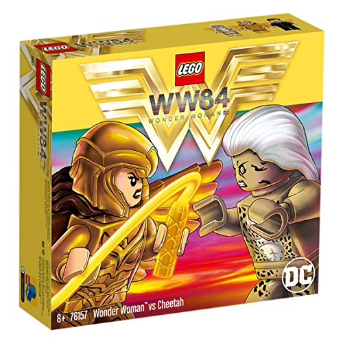 LEGO DC Wonder Woman vs Cheetah 76157 with Wonder Woman (Diana Prince), The Cheetah (Barbara Minerva) and Max; Action Figure Toy for Kids Aged 8 and up (371 Pieces)