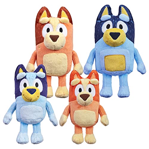 Bluey Heeler Family Plush Set 4 Plush 7-8' Figures | Amazon Exclusive