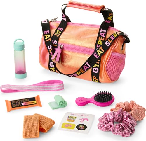 American Girl Lila's Gym Bag & Gear for 18-inch Dolls (Girl of The Year 2024)