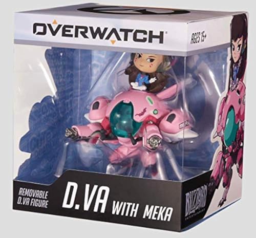 Overwatch Cute But Deadly D.VA with Meka Figure